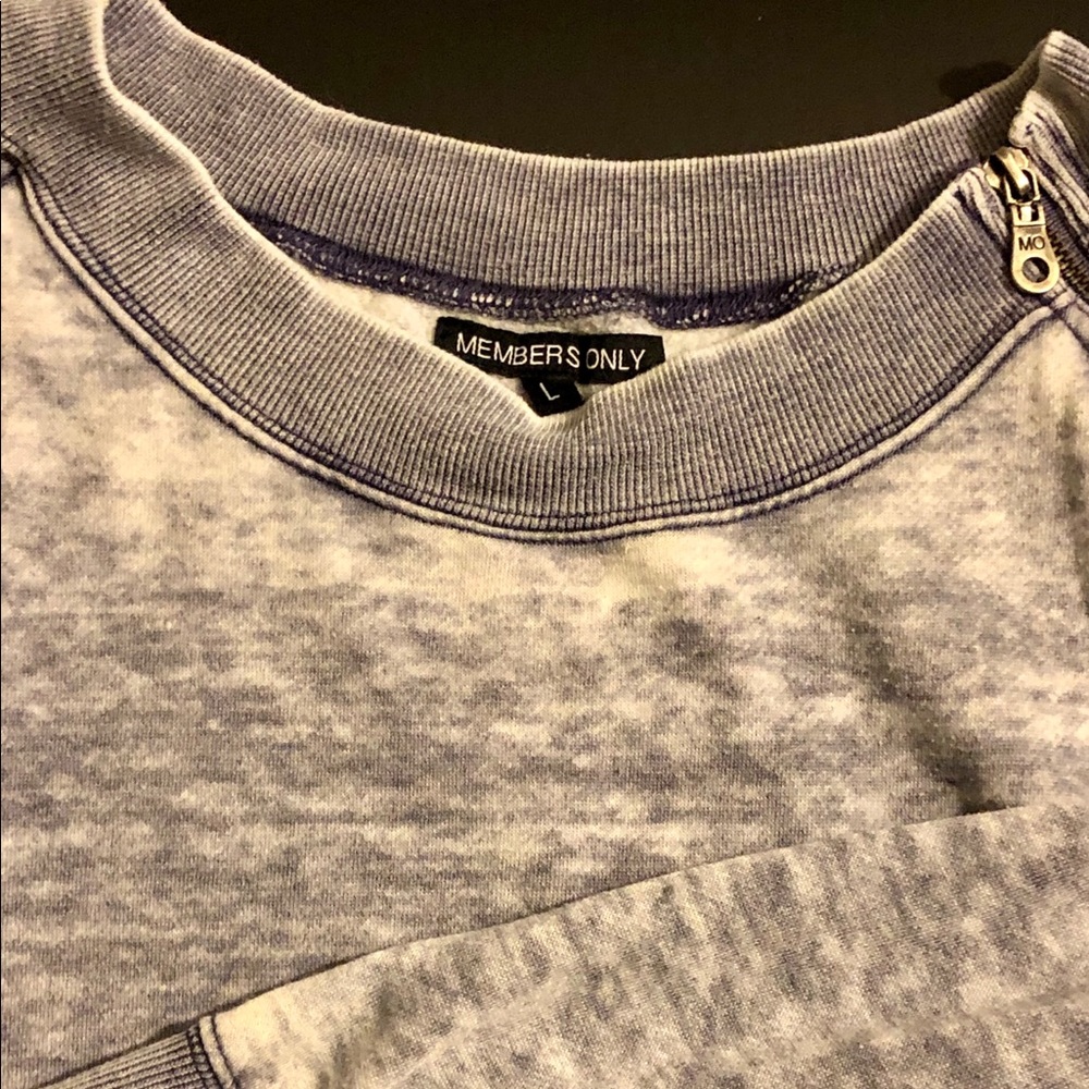 Vintage Members Only Moto sweatshirt